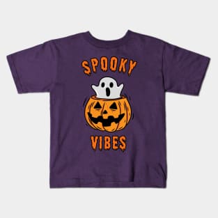 Halloween Spooky Vibes Kids T-Shirt